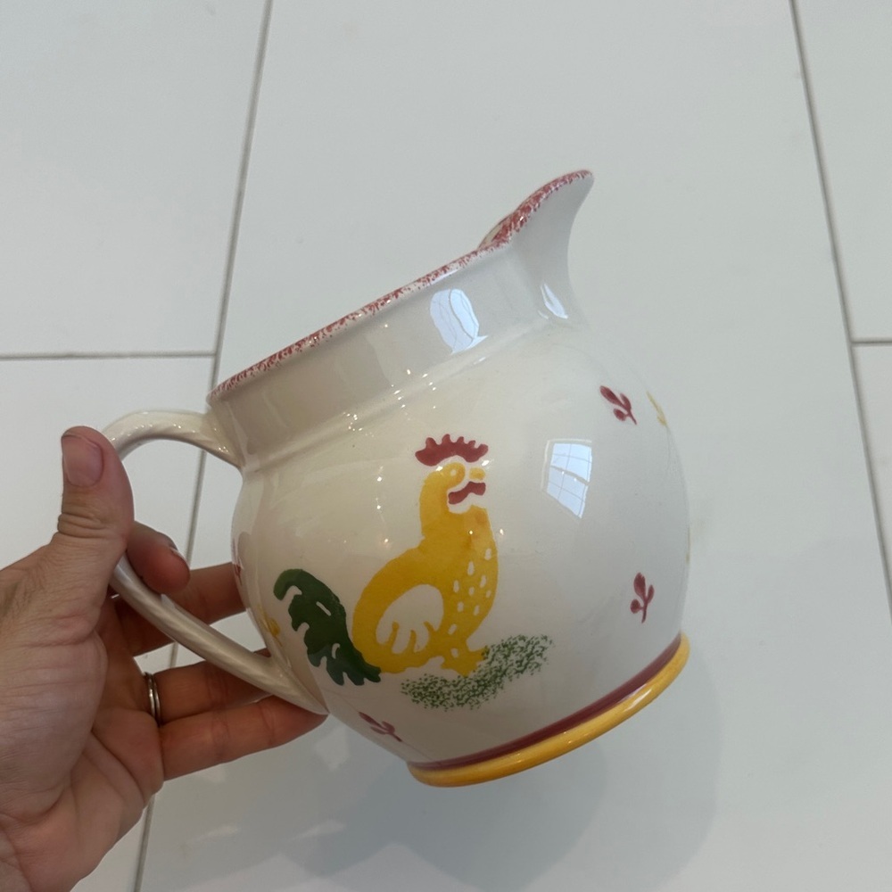 Laura Ashley vintage  chicken pitcher